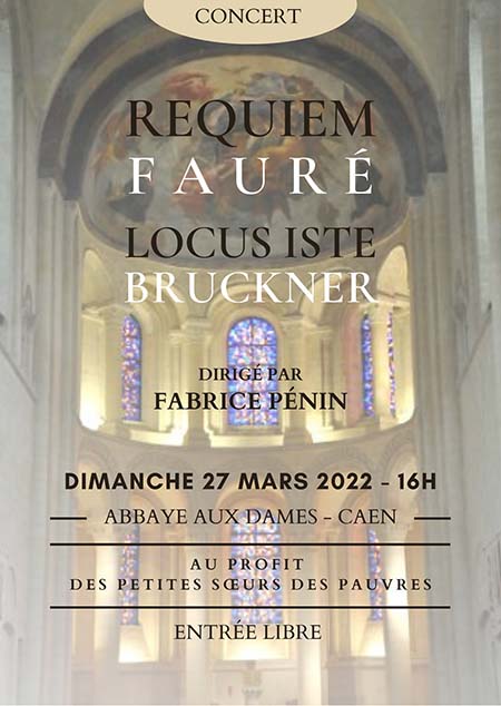 [27.3.22]Requiem de Fauré au profit des Petites Soeurs des Pauvres