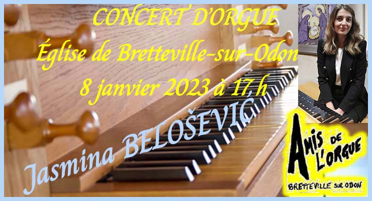 [8.01.23] Un concert d’orgue des Amis de l’Orgue de Bretteville